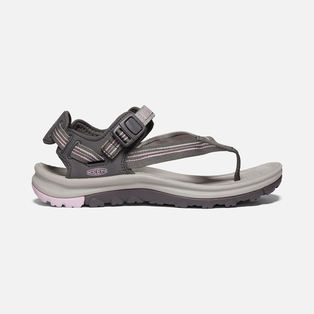 Keen Sandaal Dames Donker Grijs - Terradora Ii Toe Post - 23691-YFSE